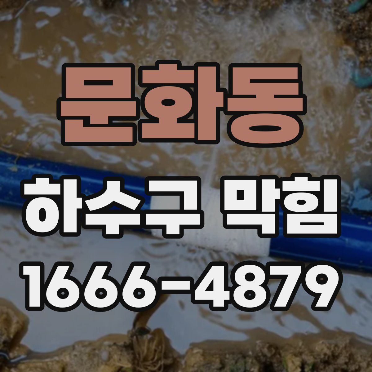 문화동 하수구 막힘