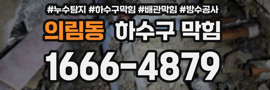 의림동 하수구 막힘