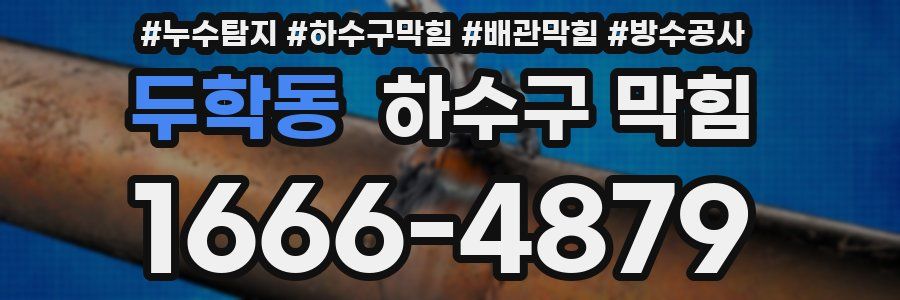 두학동 하수구 막힘