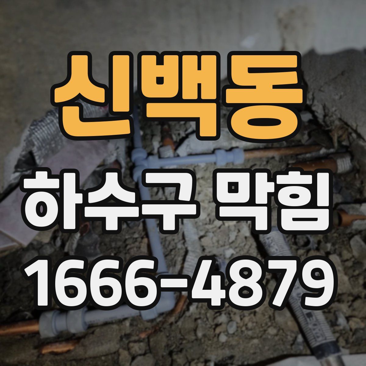 신백동 하수구 막힘