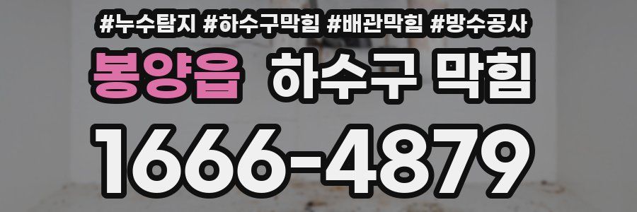 봉양읍 하수구 막힘