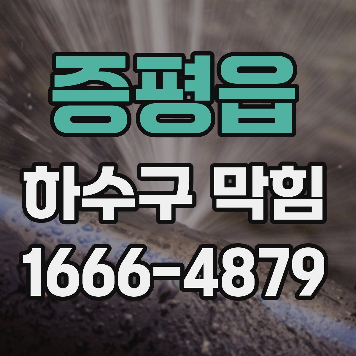 증평읍 하수구 막힘