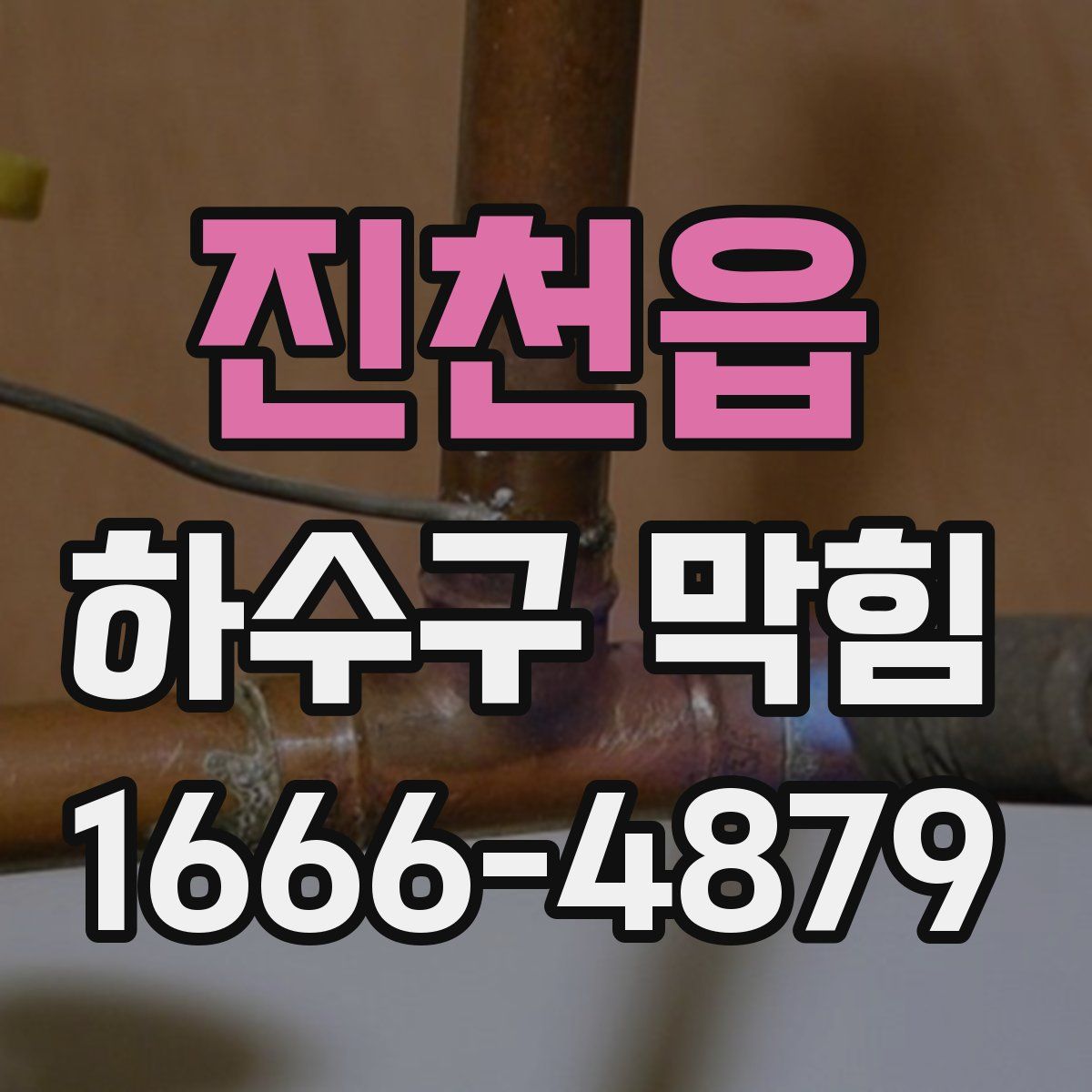 진천읍 하수구 막힘