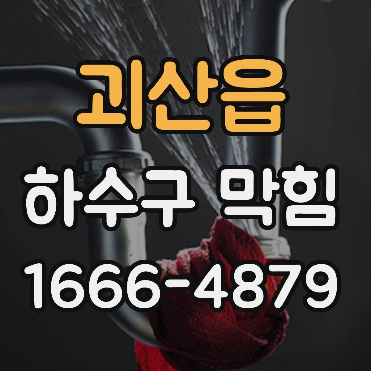 괴산읍 하수구 막힘
