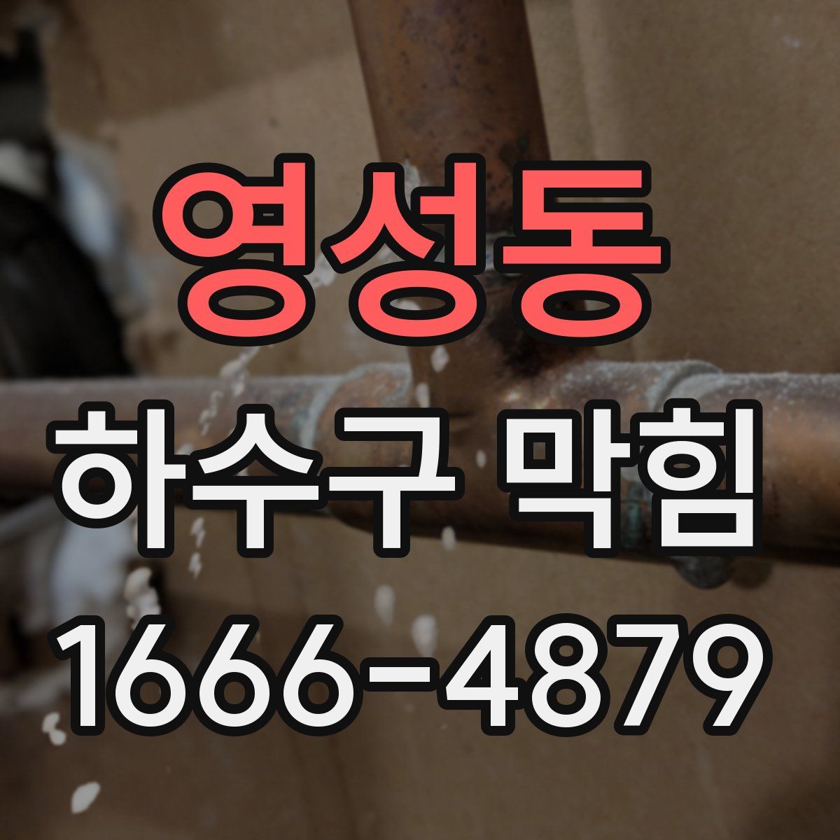 영성동 하수구 막힘