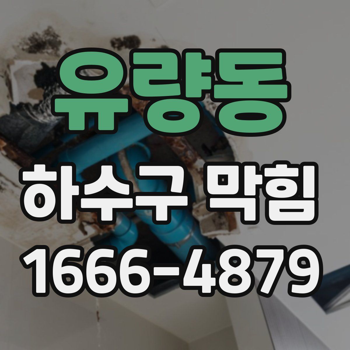 유량동 하수구 막힘