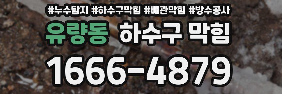 유량동 하수구 막힘