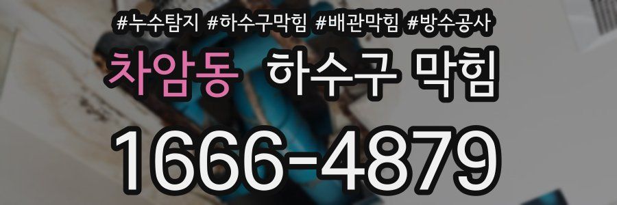 차암동 하수구 막힘