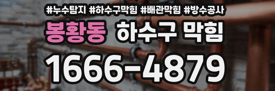 봉황동 하수구 막힘