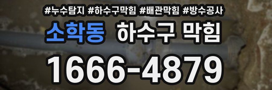 소학동 하수구 막힘