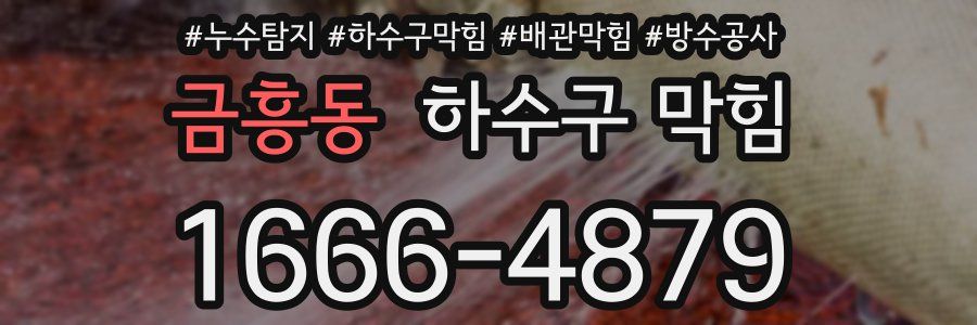 금흥동 하수구 막힘