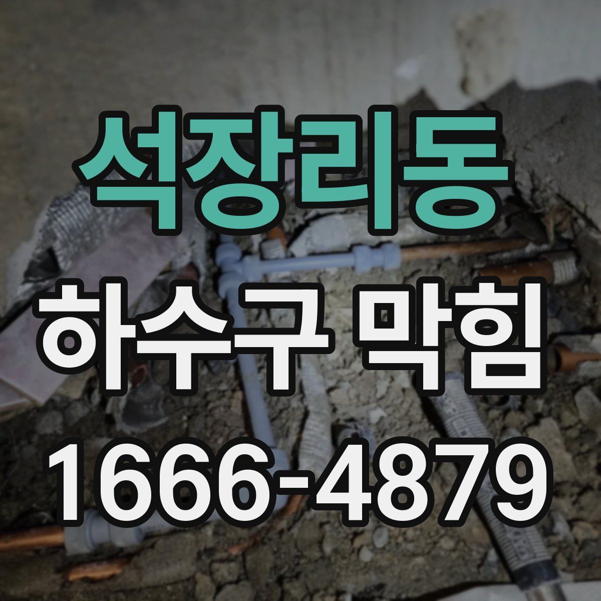석장리동 하수구 막힘