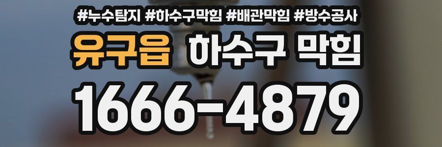 유구읍 하수구 막힘