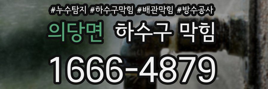 의당면 하수구 막힘