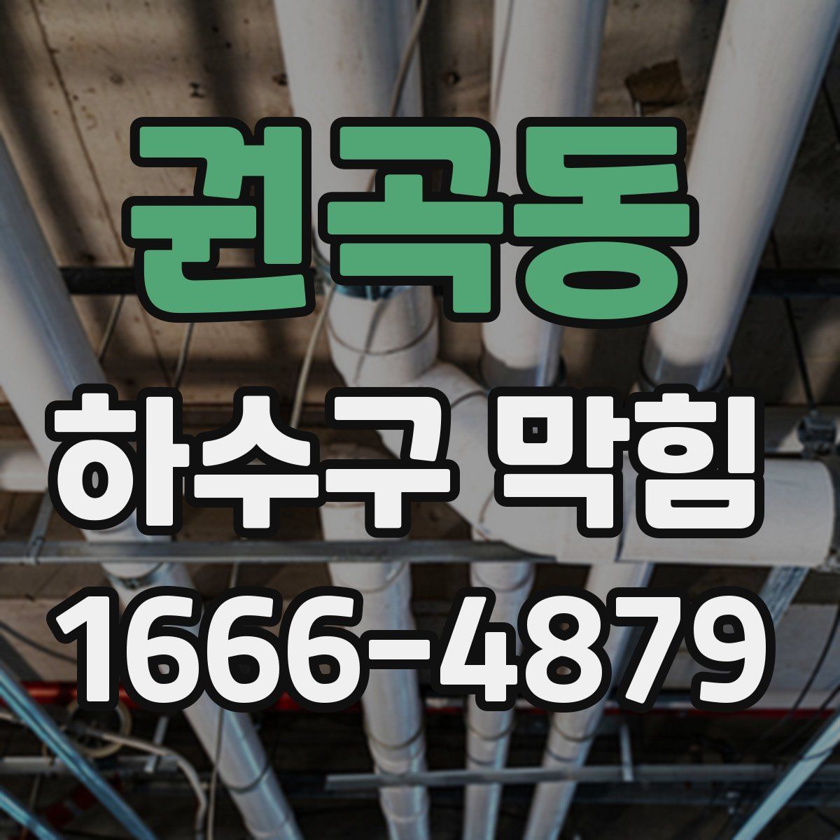 권곡동 하수구 막힘