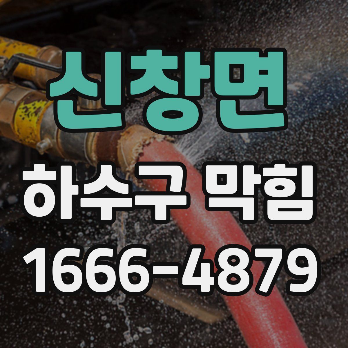 신창면 하수구 막힘