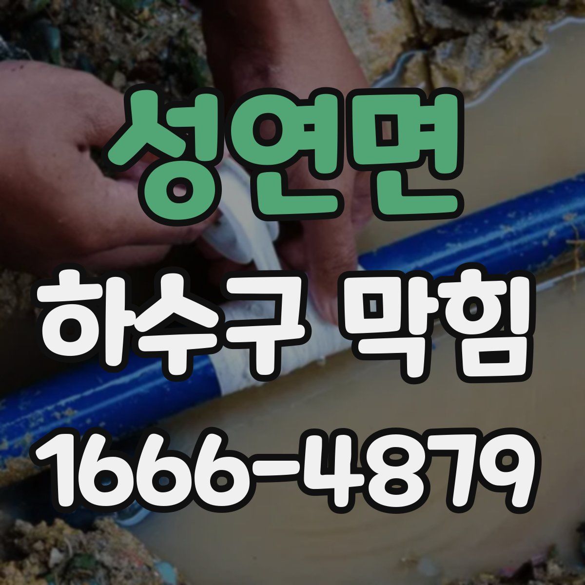성연면 하수구 막힘