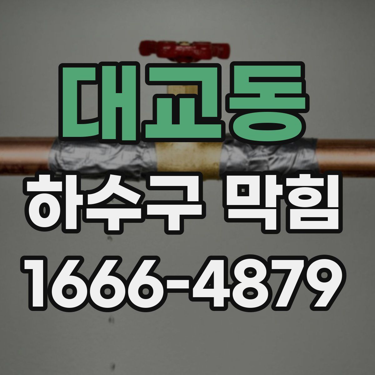 대교동 하수구 막힘