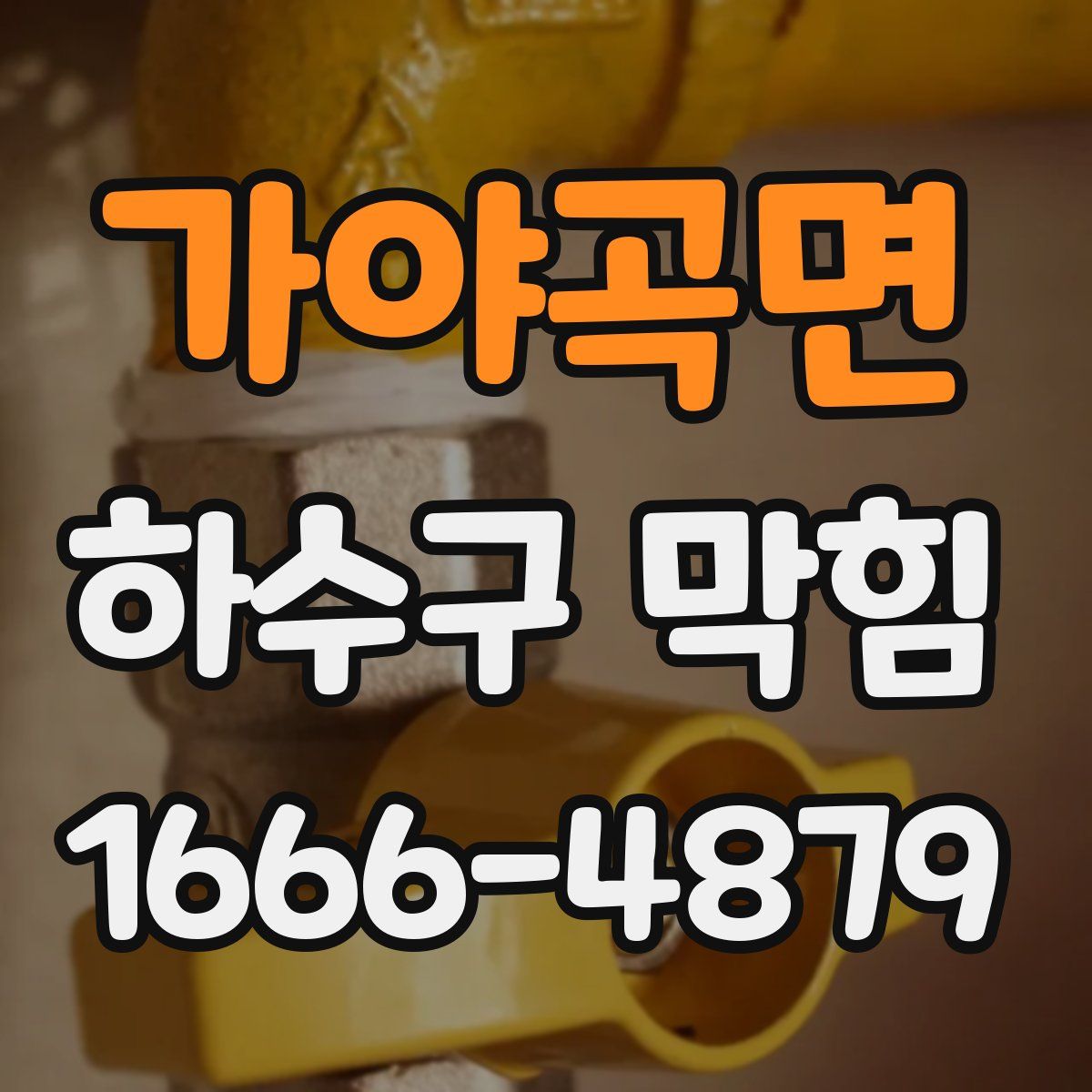 가야곡면 하수구 막힘