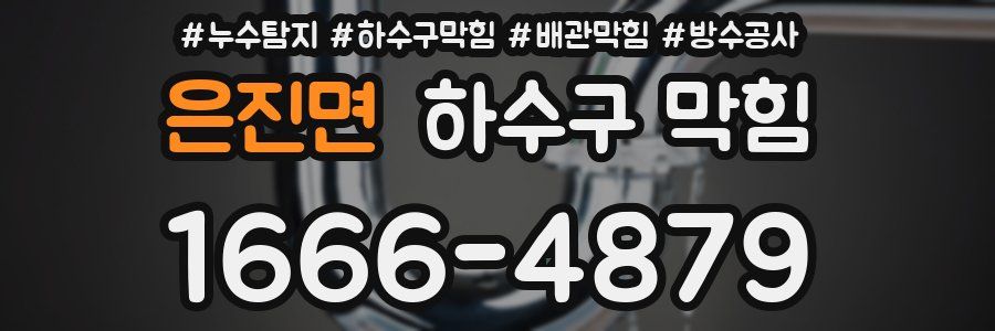 은진면 하수구 막힘