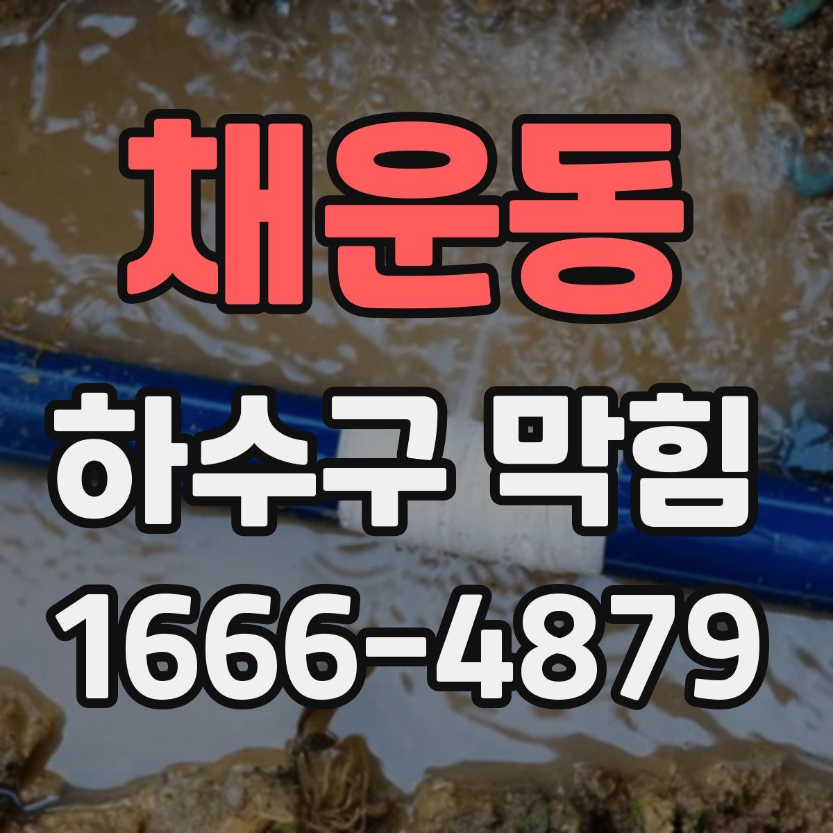 채운동 하수구 막힘