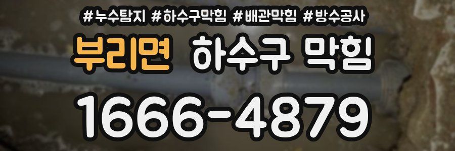부리면 하수구 막힘