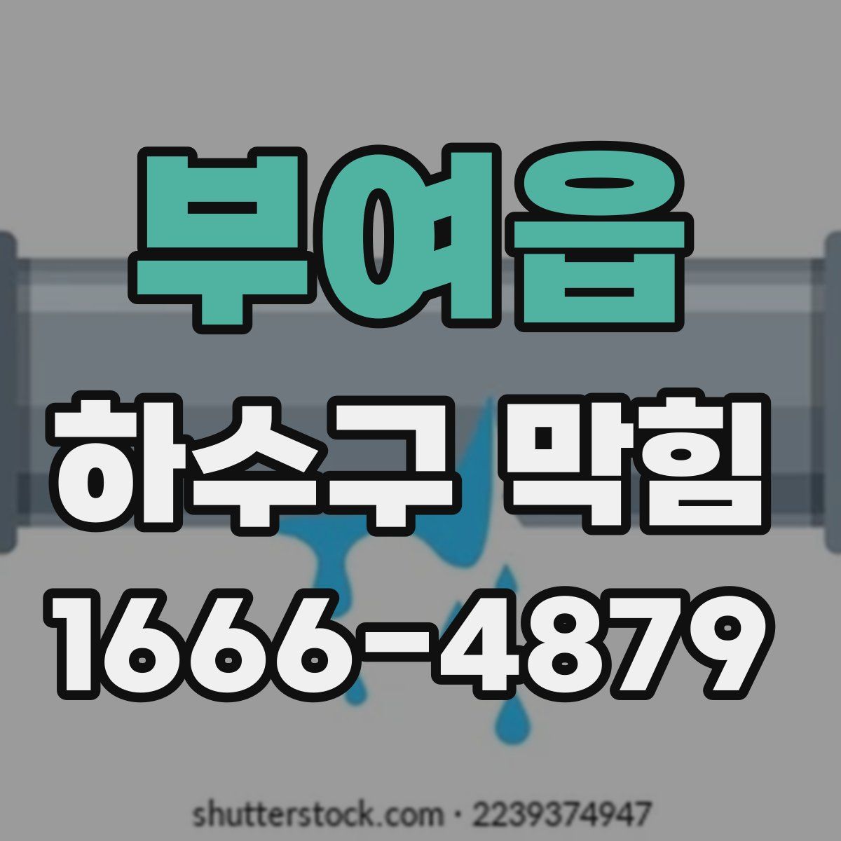 부여읍 하수구 막힘