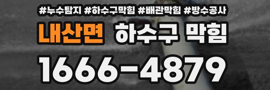 내산면 하수구 막힘