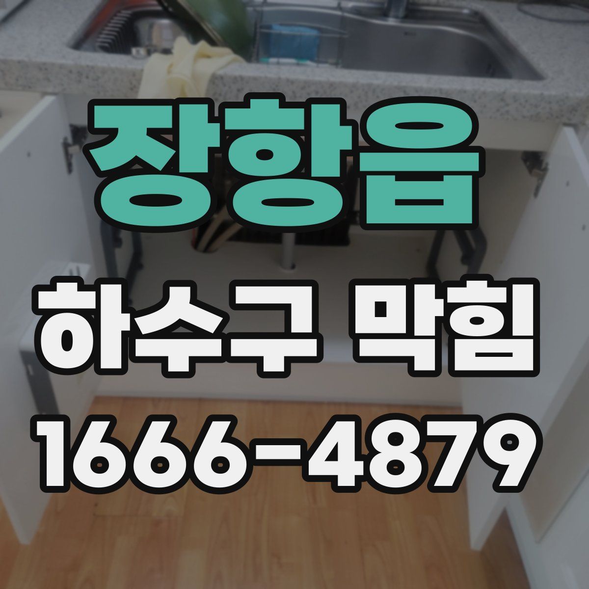 장항읍 하수구 막힘