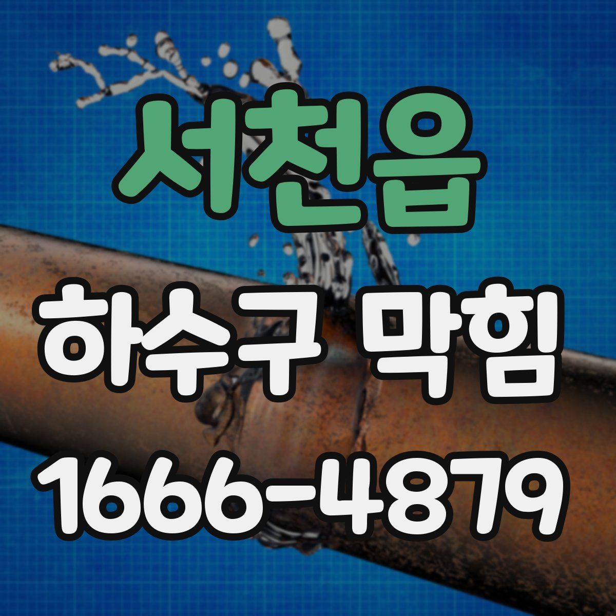 서천읍 하수구 막힘
