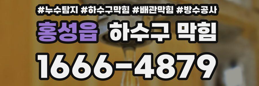 홍성읍 하수구 막힘