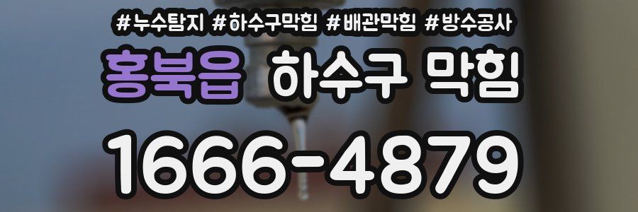 홍북읍 하수구 막힘