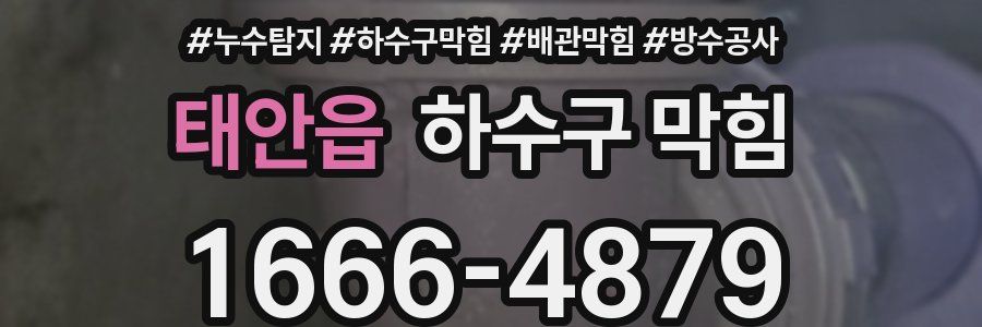 태안읍 하수구 막힘