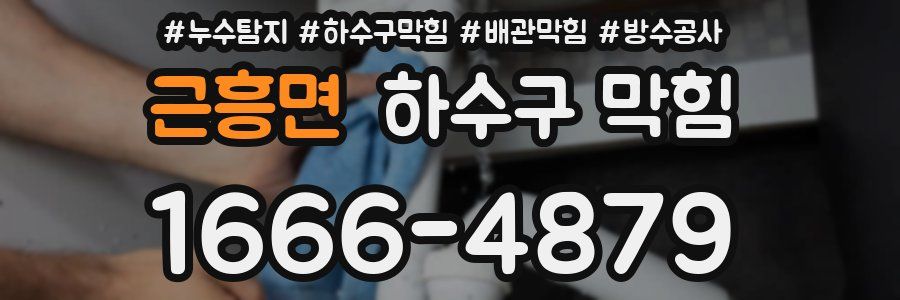 근흥면 하수구 막힘