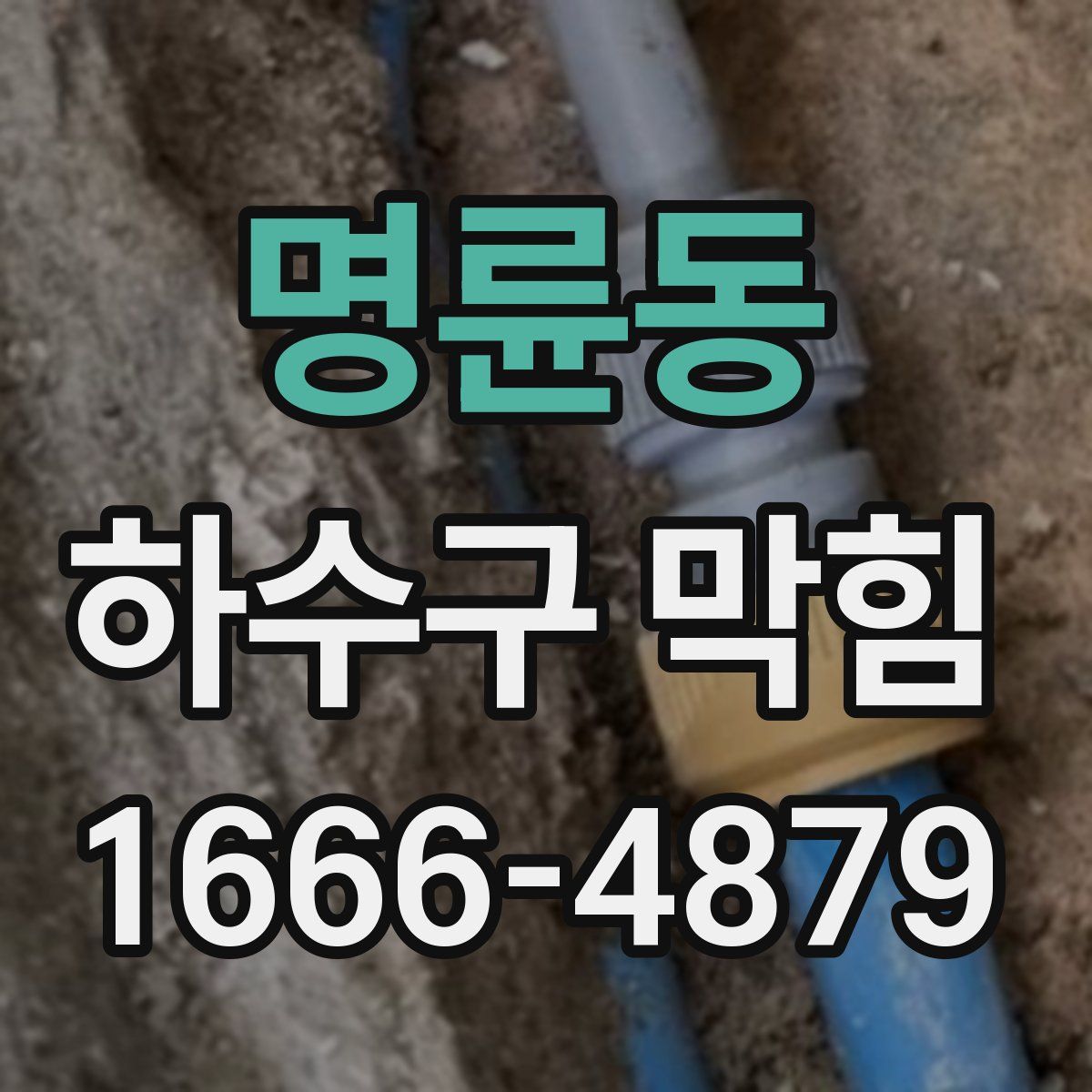 명륜동 하수구 막힘