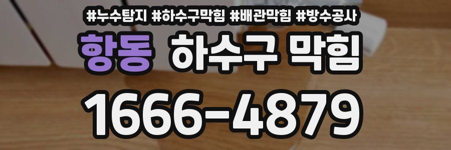 항동 하수구 막힘