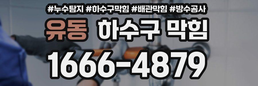 유동 하수구 막힘
