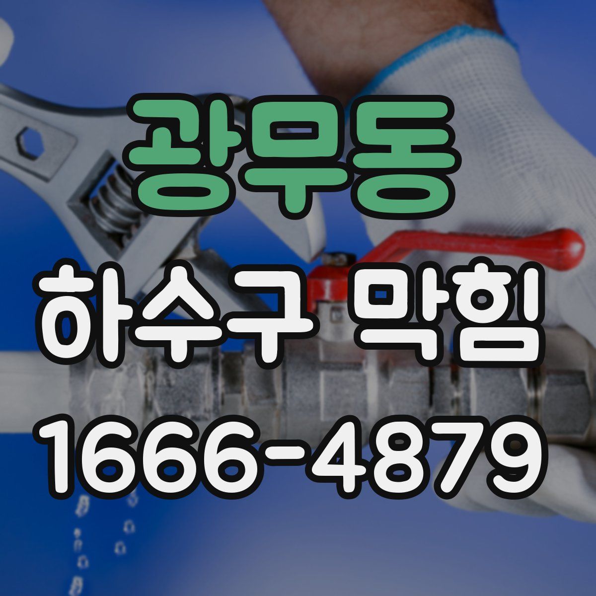 광무동 하수구 막힘