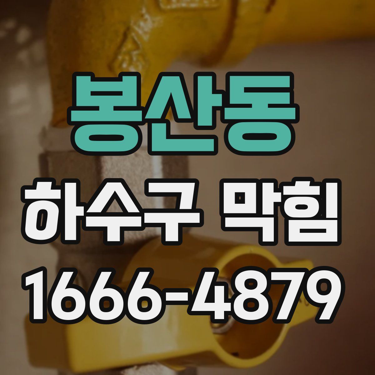 봉산동 하수구 막힘