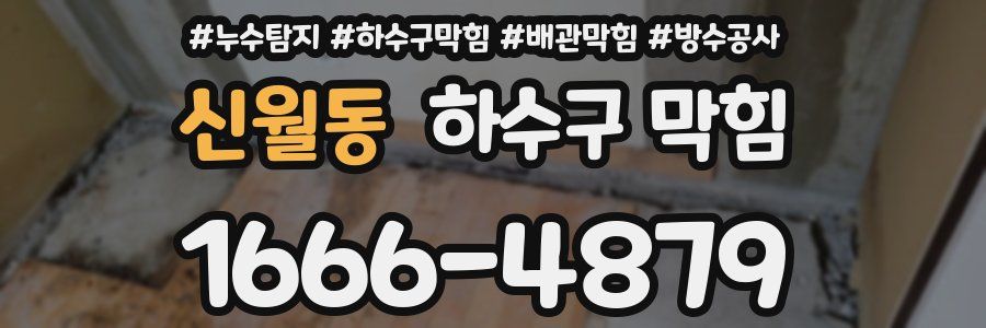 신월동 하수구 막힘