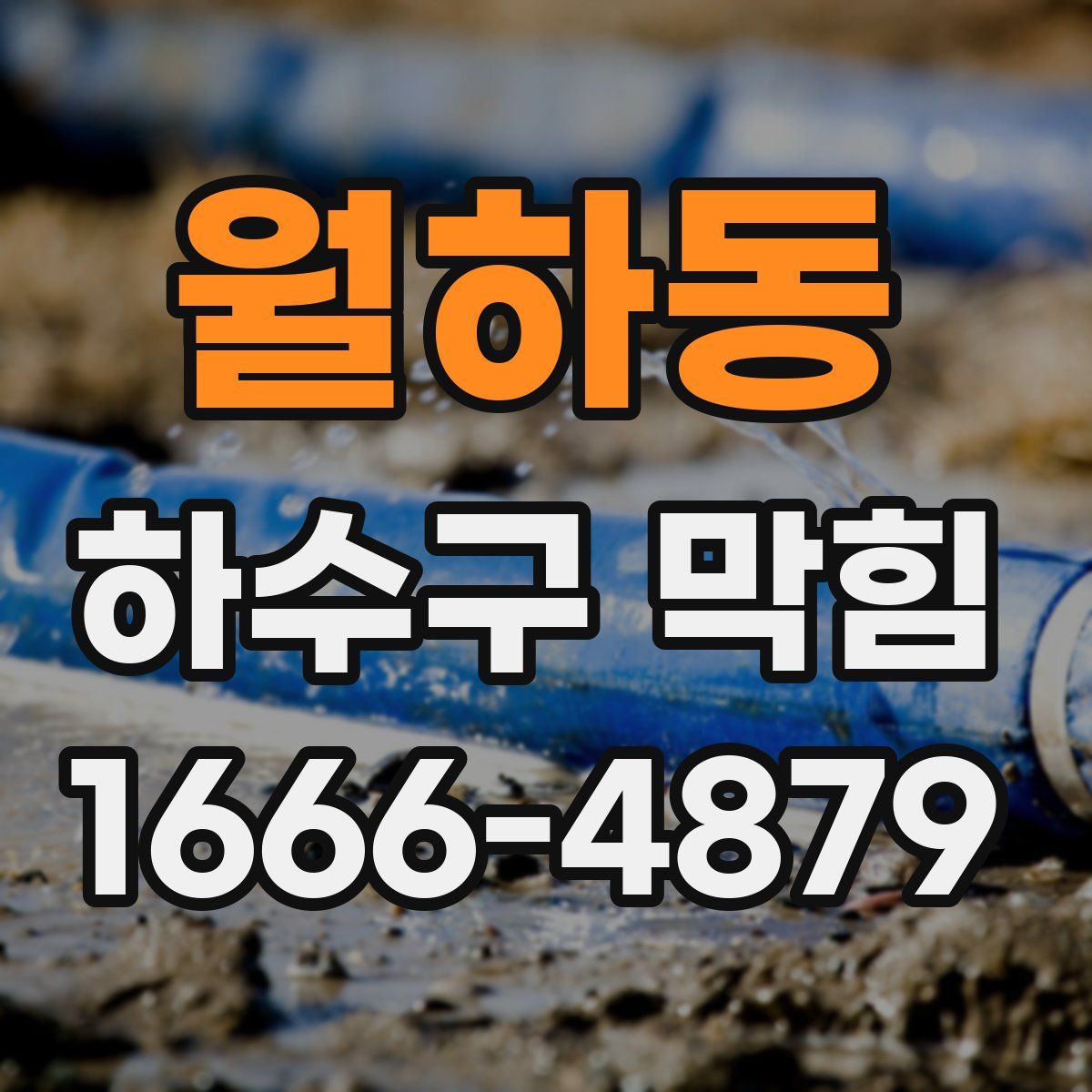 월하동 하수구 막힘