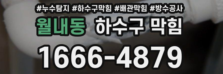 월내동 하수구 막힘