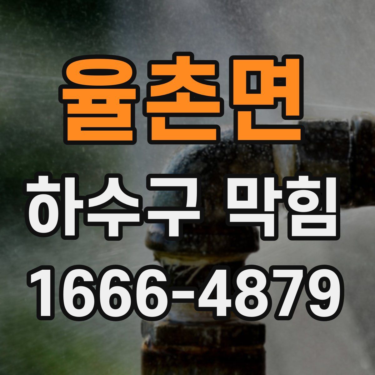 율촌면 하수구 막힘