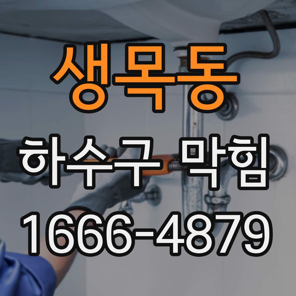 생목동 하수구 막힘