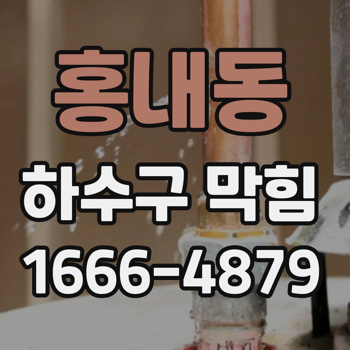 홍내동 하수구 막힘