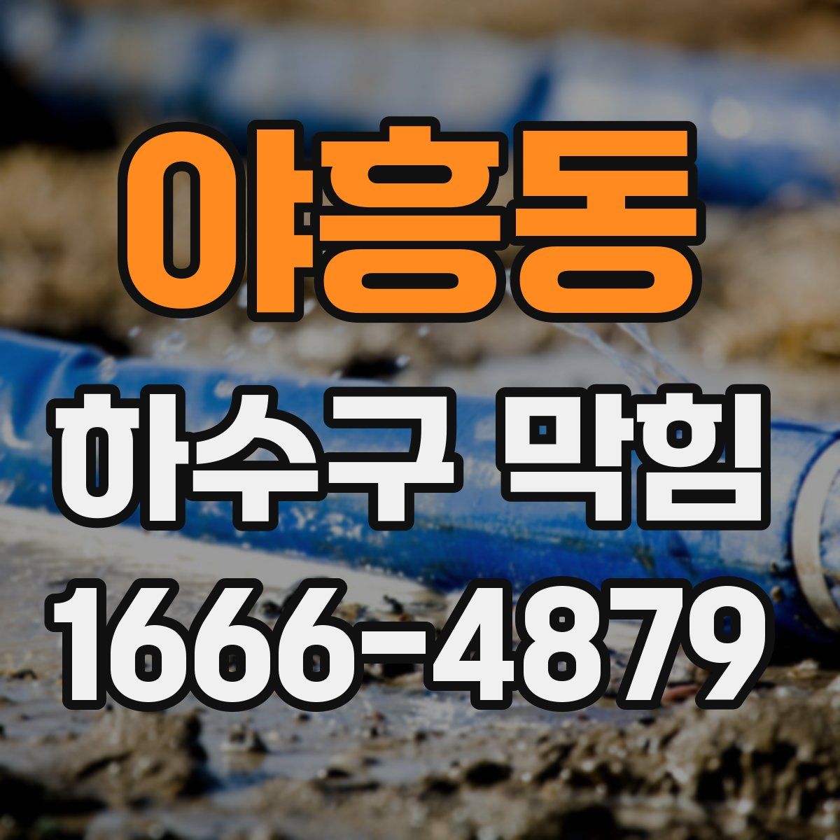 야흥동 하수구 막힘