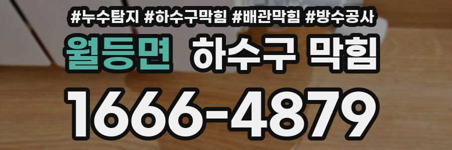 월등면 하수구 막힘