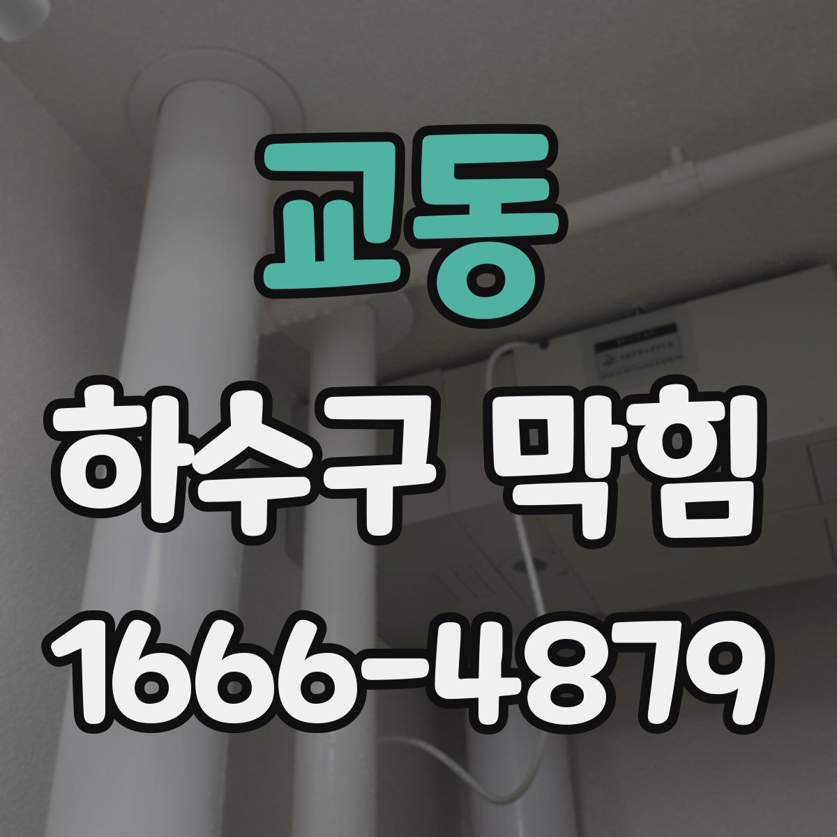교동 하수구 막힘