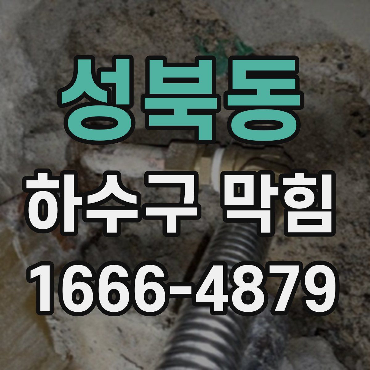 성북동 하수구 막힘
