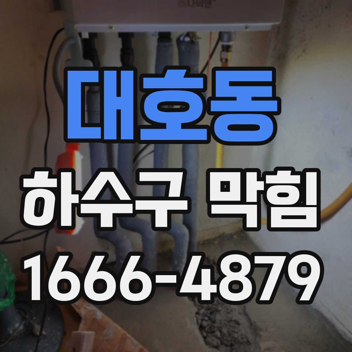 대호동 하수구 막힘